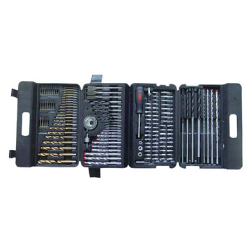 143 Piece Combination Drill Set with Shrink Packings